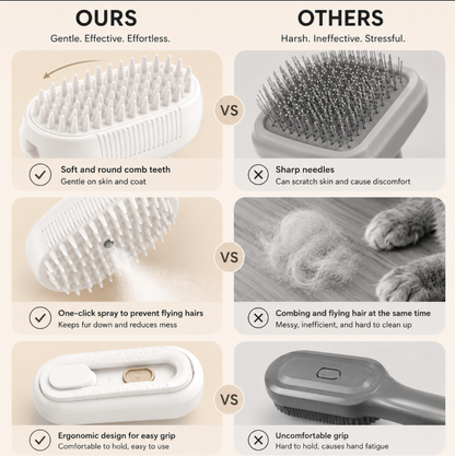 PetBloom™ 3-in-1 Steam Brush